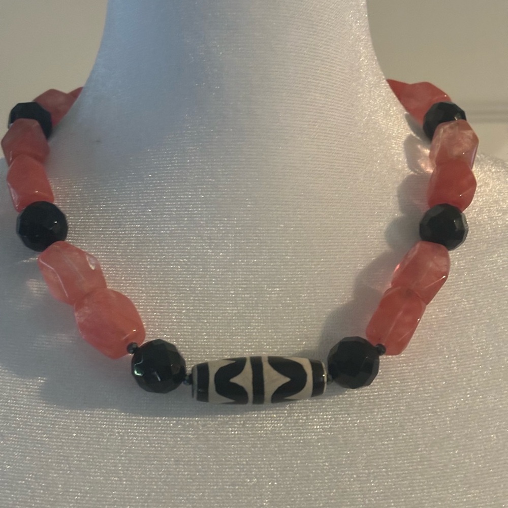 Gemstone Bead Necklace Set NWOT - Picture 2 of 8